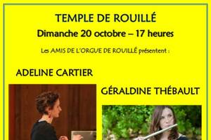 A la cour du roi Frédéric II de Prusse : Flûte et orgue, avec Géraline Thébault et Adeline Cartier