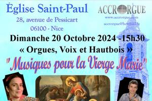 Concert Orgues, Chant et Hautbois