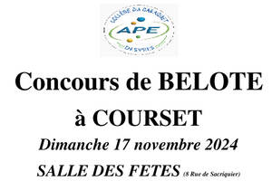 photo Concours de BELOTE