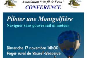 photo conférence Piloter une Montgolfière