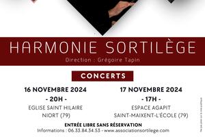 photo Concerts de l'Harmonie Sortilège - Automne 2024