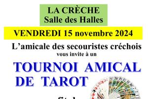 Tournoi amical de tarot au profit du Téléthon 2024