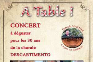 Concert des 30 ans de la chorale Descartimento