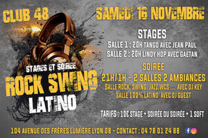 Stages et Soirée Rock, Swing & Latino