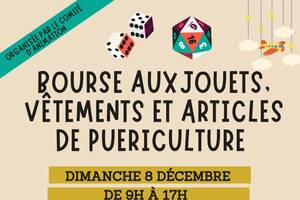 photo Bourse aux jouets, vêtements et articles de puériculture