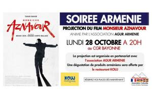 Soirée Arménie avec la projection du film Monsieur Aznavour