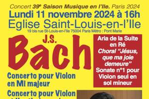 J.S. BACH Aria Sonate Choral et Concertos