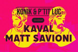 Konik & P’tit Luc Invitent Kaval / Matt Savioni · Risk Party