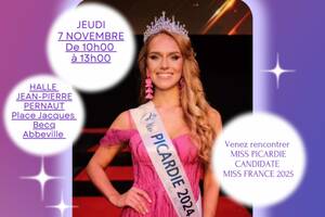 Marina Miss Picardie pour Miss France à Abbeville