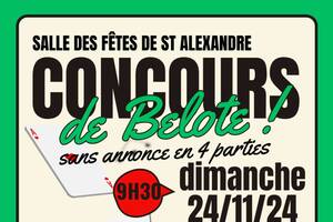 Concours de belote Fcsao