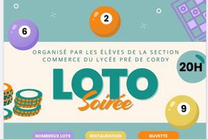 photo Grand Loto organisé par les élèves de la section Commerce du Lycée Pré de Cordy !