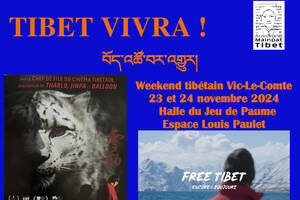 photo TIBET VIVRA !  weekend tibétain