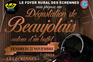 Dégustation du Beaujolais Nouveau aux Ecrennes