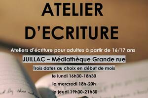 Atelier d'écriture