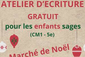 Atelier d'écriture de Noël Jeune Public