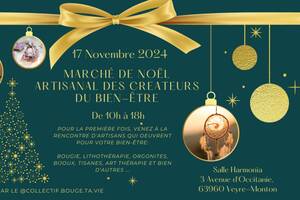 Marché de Noël artisanal des créateurs du bien-être