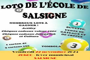 loto de l'école de Salsigne