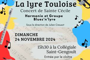 Concert de Sainte Cécile par la Lyre Touloise