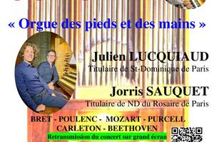 Concert orgue des pieds et des mains