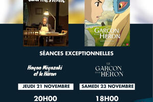 Séances exceptionnelles : Hayao Miyazaki et le héron