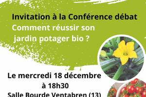 conférence : Comment réussir son jardin potager bio