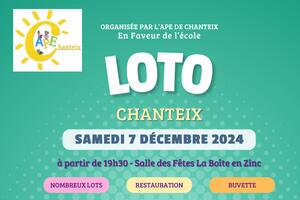 LOTO APE DE CHANTEIX 2024