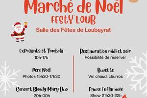 MARCHE DE NOEL HUITRES FOIE GRAS CONCERT LOUBEYRAT 63