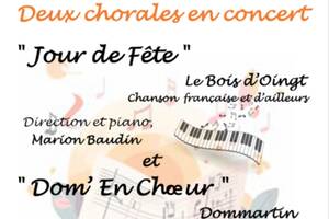 photo Concert de deux chorales