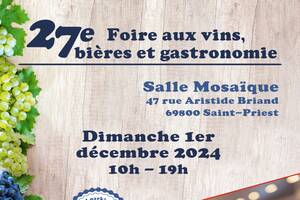 27e Foire aux Vins, Bières et Gastronomie