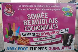 photo Guinguette Beaujolais Nouveau Cochonailles