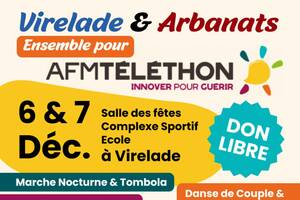 Virelade et Arbanats Ensemble pour l'AFM Téléthon