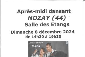 Après-midi dansant à Nozay avec Cécile&Dominique MOISAN le 08/12/2024