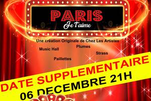 SPECTACLE CABARET PARIS JE T AIME