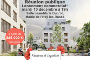 Réunion publique Lancement commercial immobilier