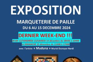 photo EXPOSITION MARQUETERIE DE PAILLE MUDUNA