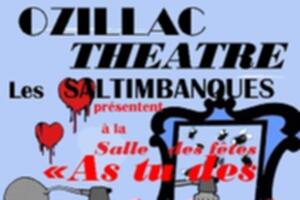 théâtre par la troupe des Saltimbanques d'Ozillac