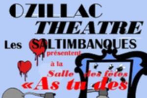 théâtre par la troupe des saltimbanques d'Ozillac