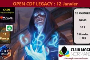 Open CDF Legacy à Caen - Janvier