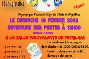 photo Loto - Amicale laïque Ecole de Peyrilhac