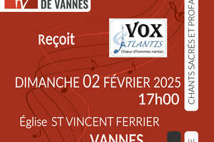 Concert du Choeur d'Hommes de Vannes et du Choeur d'Hommes Vox Atlantis