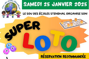 SUPER LOTO du Sou des Ecoles Stendhal