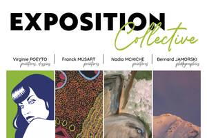 photo Exposition collective: peinture, dessin, photographie