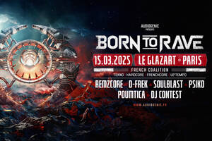 photo 15/03/25 – BORN TO RAVE – GLAZART – PARIS – HARD MUSIC