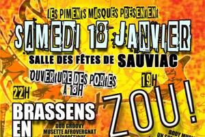 Zou ! + Brassens en bal ! chez Les Piments Masqués