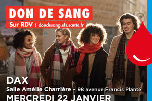 photo Collecte de sang 22 janvier à Dax