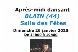 Après-midi dansant à Blain avec Silvère BURLOT le 26/01/2025