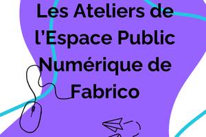 Les ateliers de l’Espace Public Numérique de Fabrico : Initiation au traitement de texte 1/2