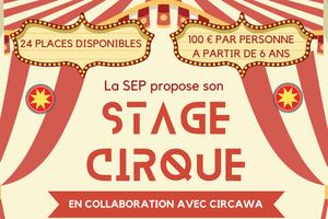 Stage cirque 2025