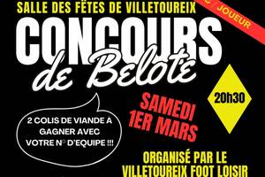 Concours de belote du Villetoureix Foot Loisir