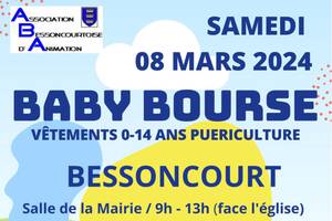 Baby Bourse, puériculture et vêtements 0-14 ans